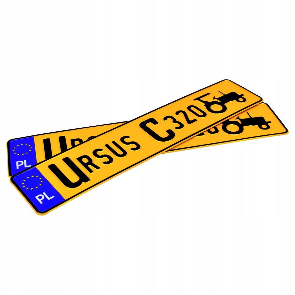 URSUS C 320 старовинні тиснені алюмінієві дошки