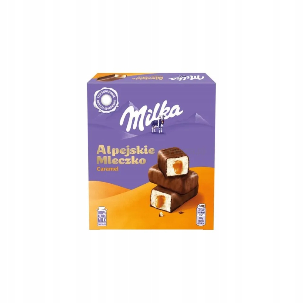 Levně Milka Alpské mléko Caramel 350 g