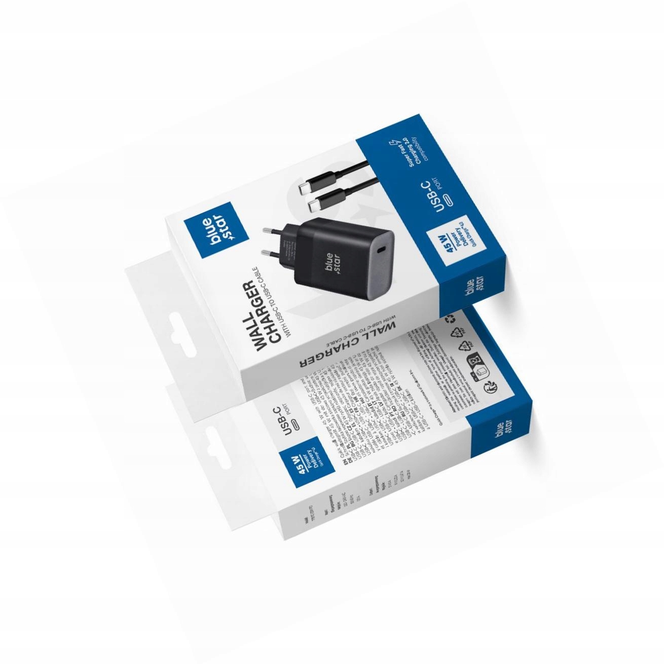 Szybka ładowarka 45W z odpinanym kablem Usb-c do iPhone 16 Plus