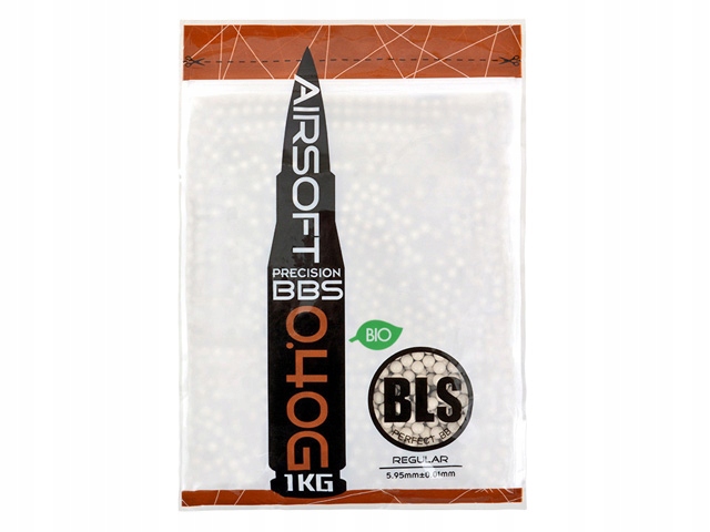 Bio Bls Bezszwowe Precyzyjne kulki 0,40g 0,4 1KG 0.4 Biodegradowalne do las