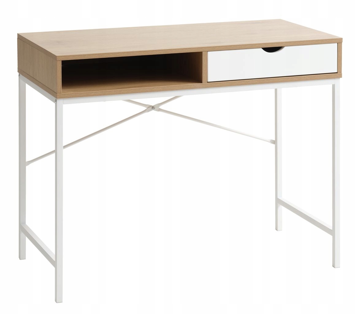 

Biurko Trapp z szufladą 48x95cm dąb/biały