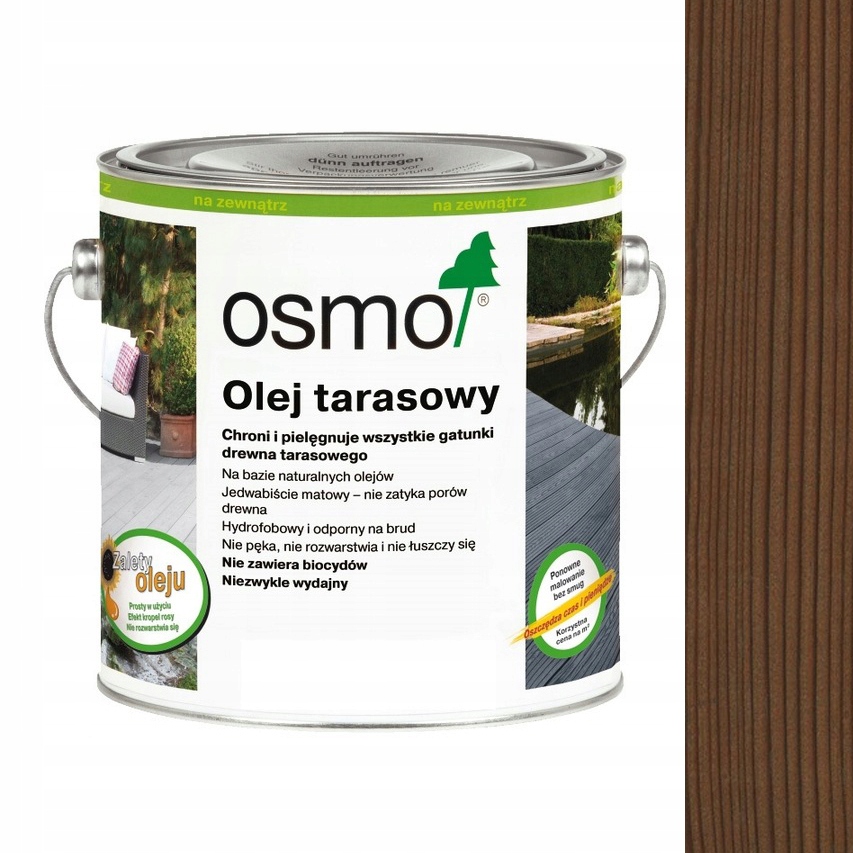 Olej tarasowy Osmo 010 do Drewna Termodrewno 2,5L