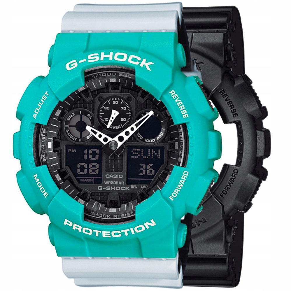 Hodinky Casio G-Shock Set GA-100-1A1ER Luneta 10410475 Řemínek 10527469 20