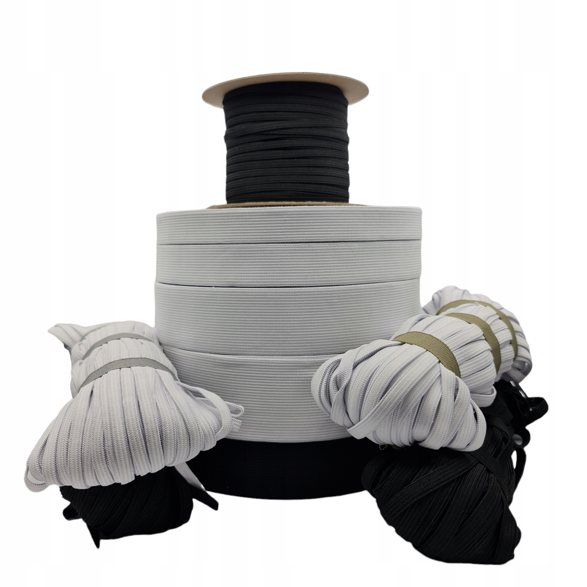 Guma Pletená 35 mm Bílá 25 metrů