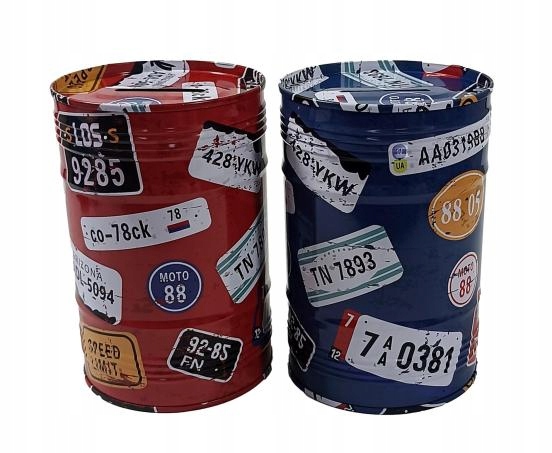 PUSZKA SKARBONKA METALOWA DUŻA NA PIENIĄDZE BANKNOT Marka Midex