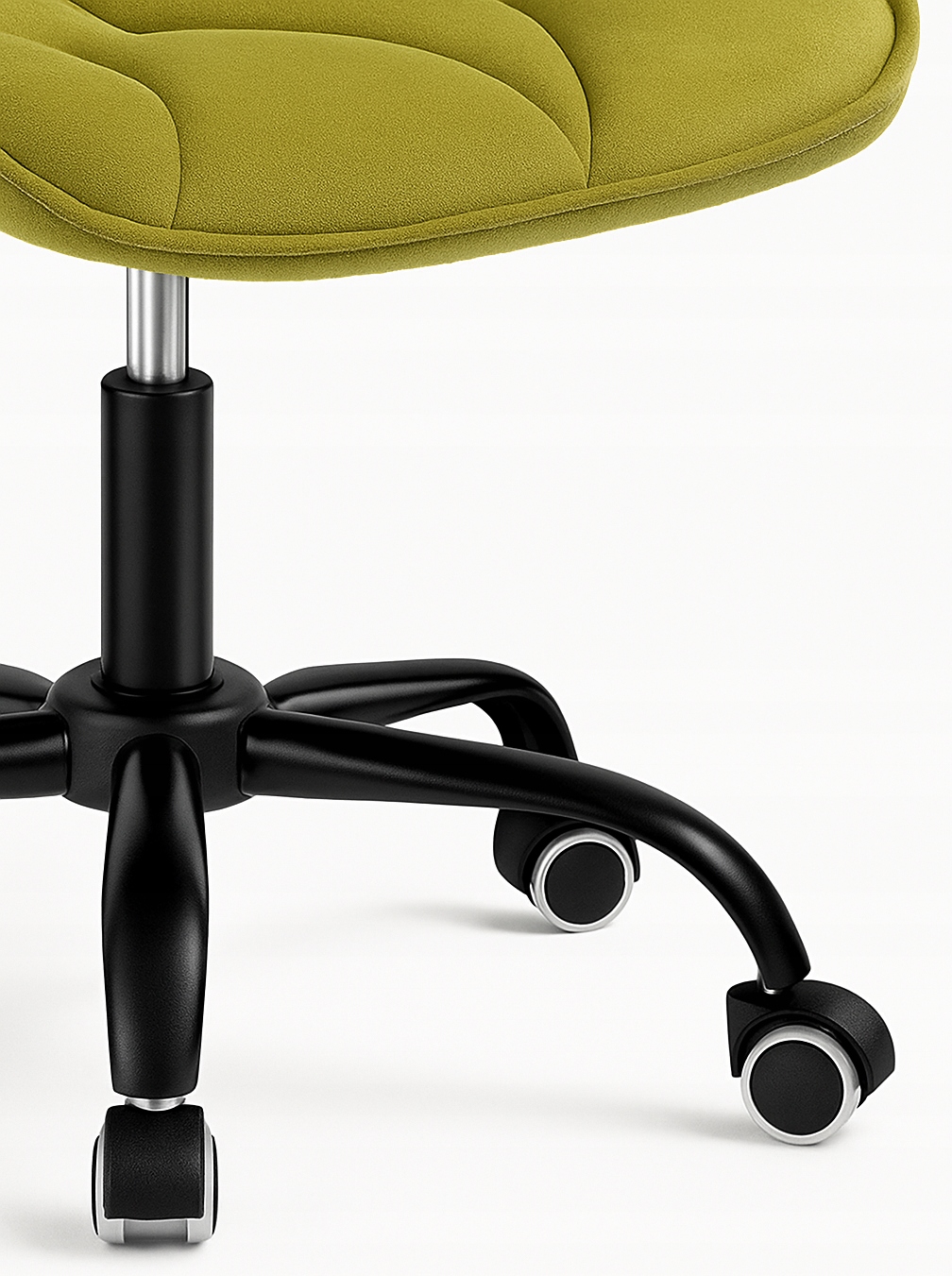 Fotel obrotowy biurowy krzesło ergonomiczne na kółkach do biura welurowe