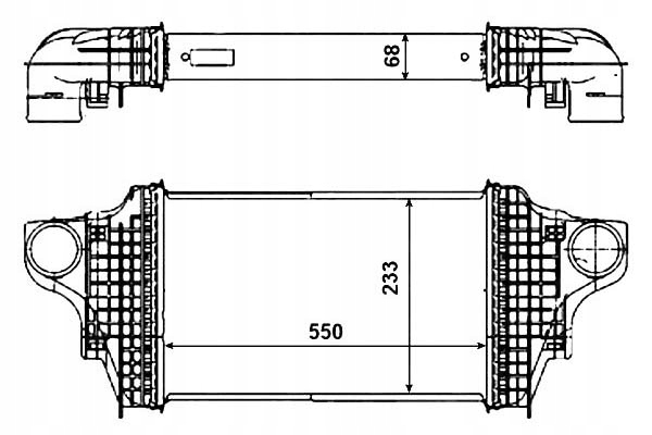 NRF INTERCOOLER MERCEDES R KLASA 280CDI 320CDI 300