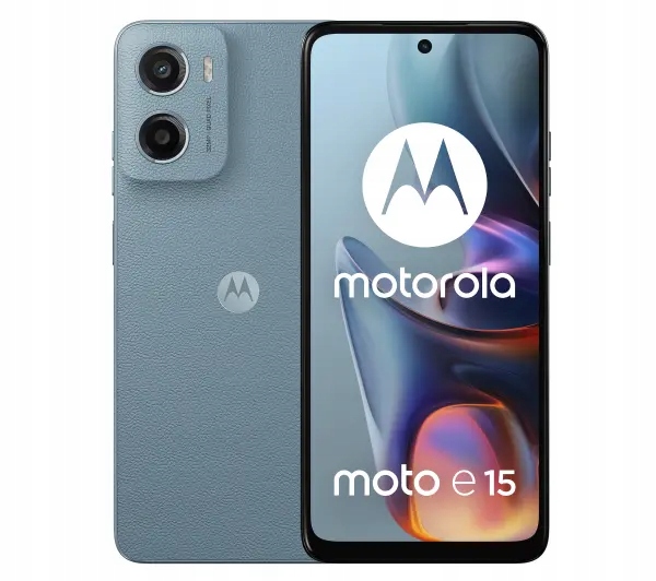 Smartfon Motorola moto e15 2/64GB 6,67" 90Hz 32Mpix Misty Blue Niebieski