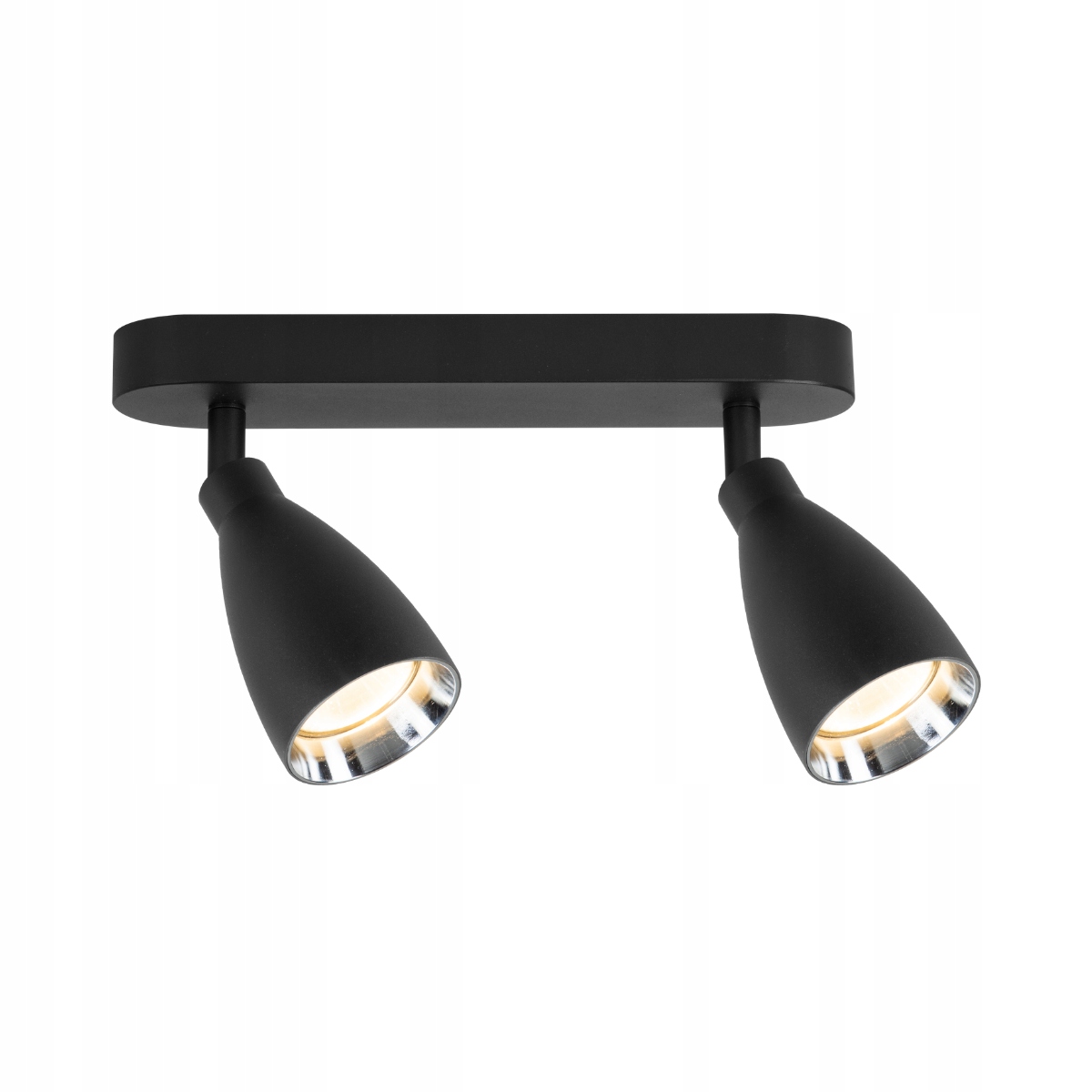 Stropní svítidlo do chlapeckého pokoje Campana, 2 reflektory, osvětlení, černá