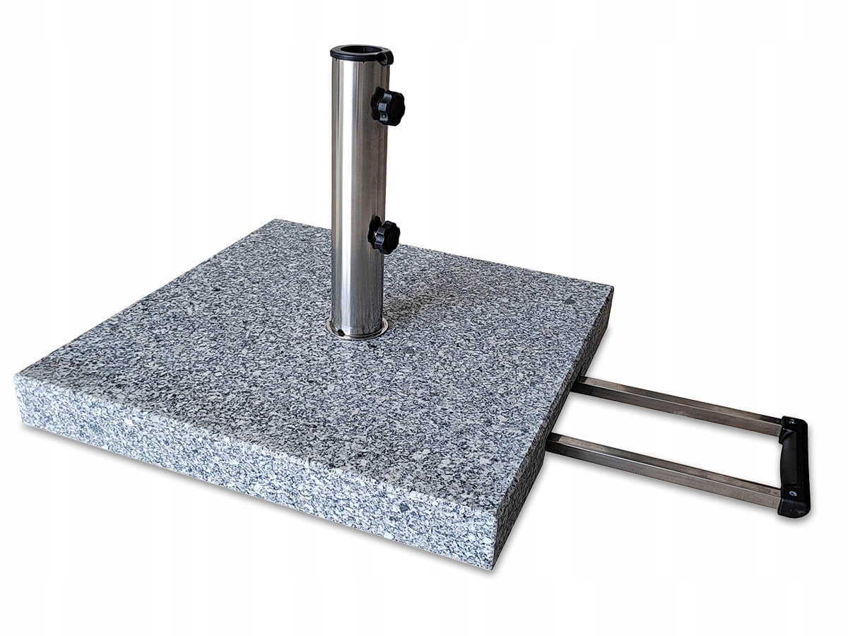 Základna Deska pro středový zahradní slunečník Granitová 50x50 cm