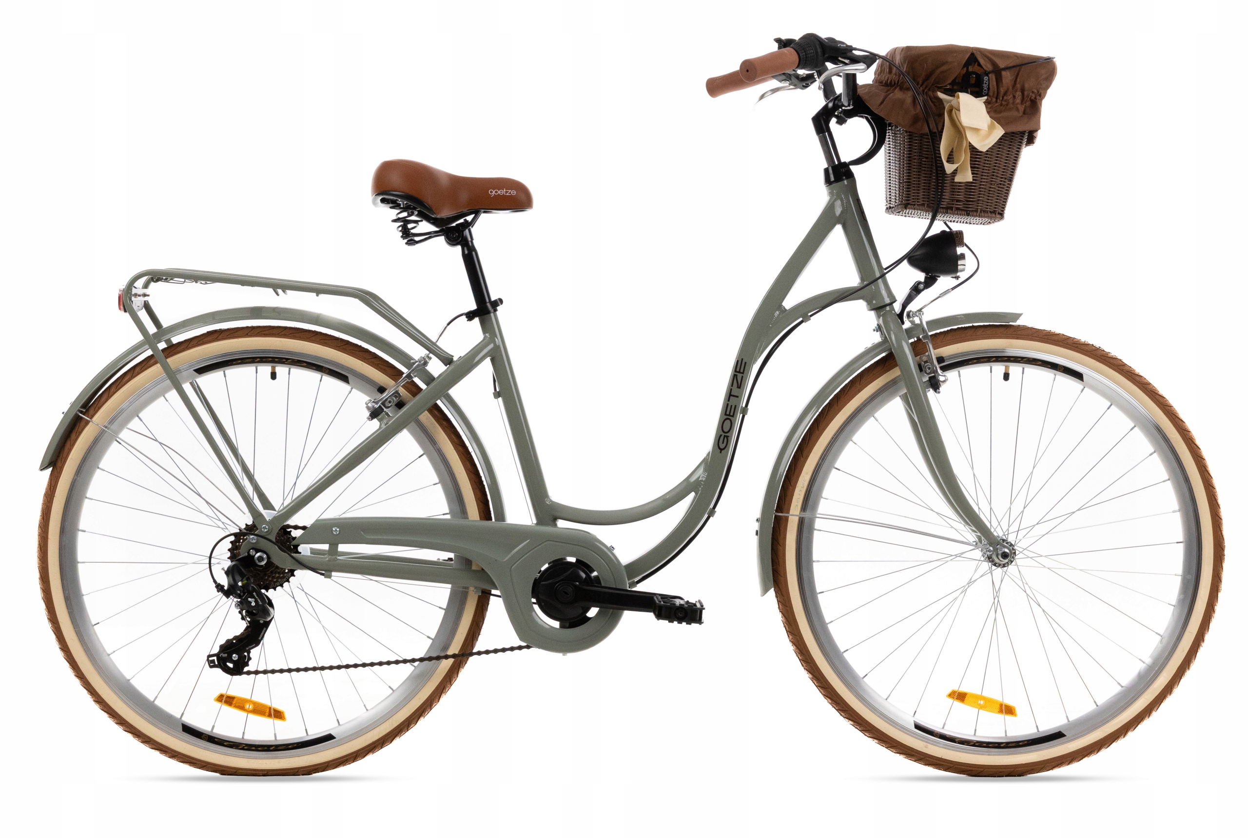 Rower miejski Goetze Mood Nl 28 Aluminiowy damski biegi kosz