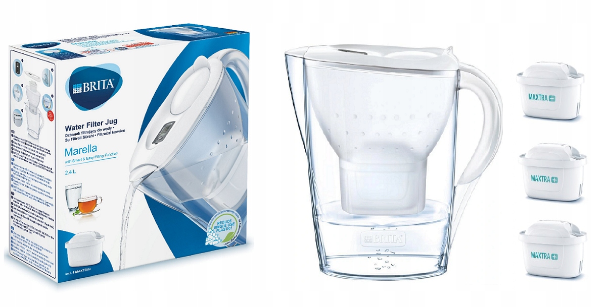 

Dzbanek Brita Marella Cool 2,4L+3 wkłady Maxtra