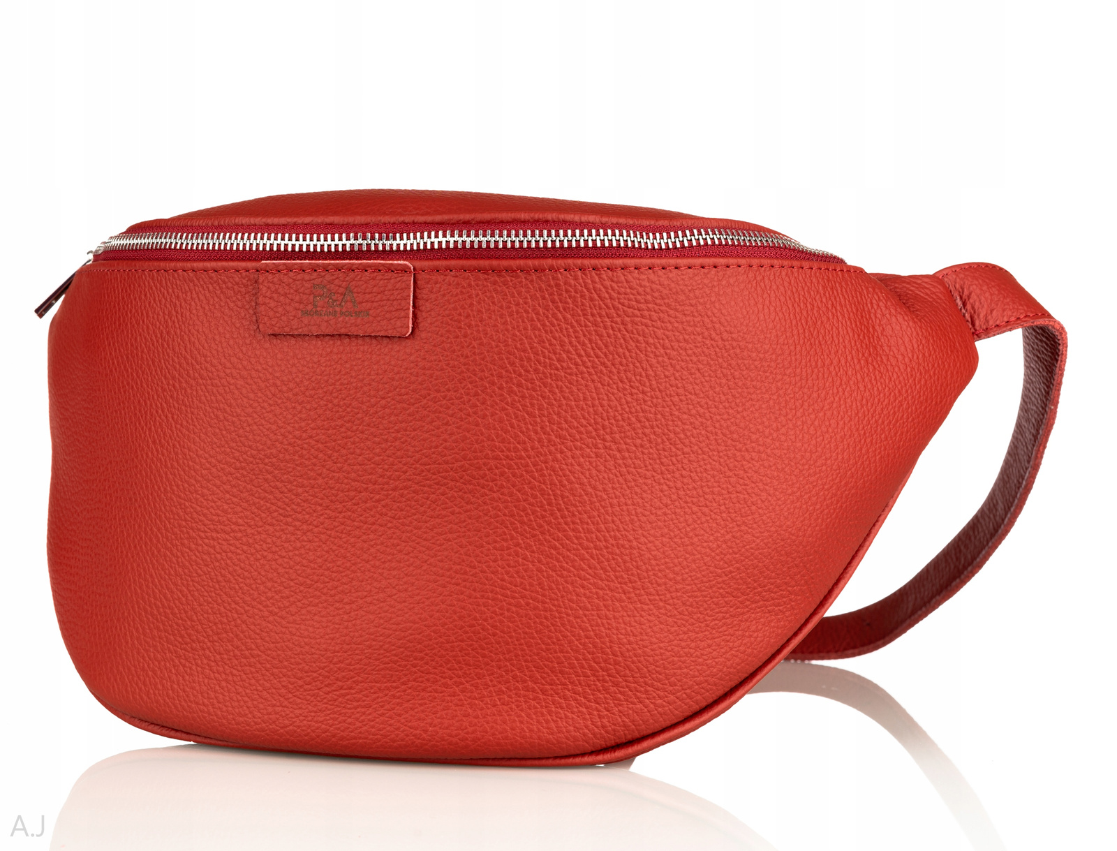 Dámská kožená taška z velké kůže crossbody na boky, prostorná