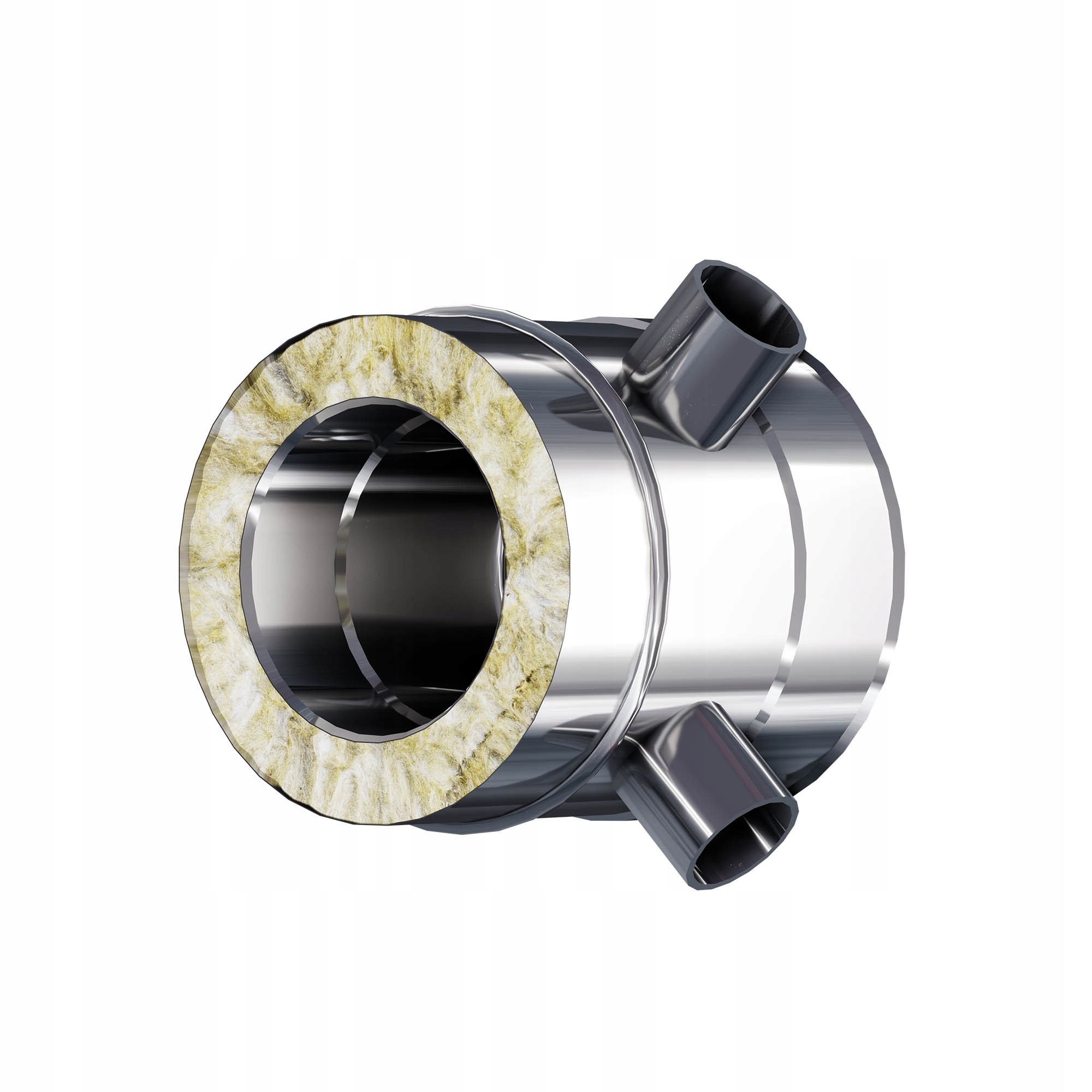 Kzd Trubka s měřícím otvorem M64x4 fi 250 0,25 m 1,0 mm komín