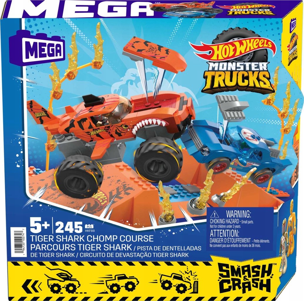 Mega construx Hot Wheels Monster Trucks Pista Mega Wrex