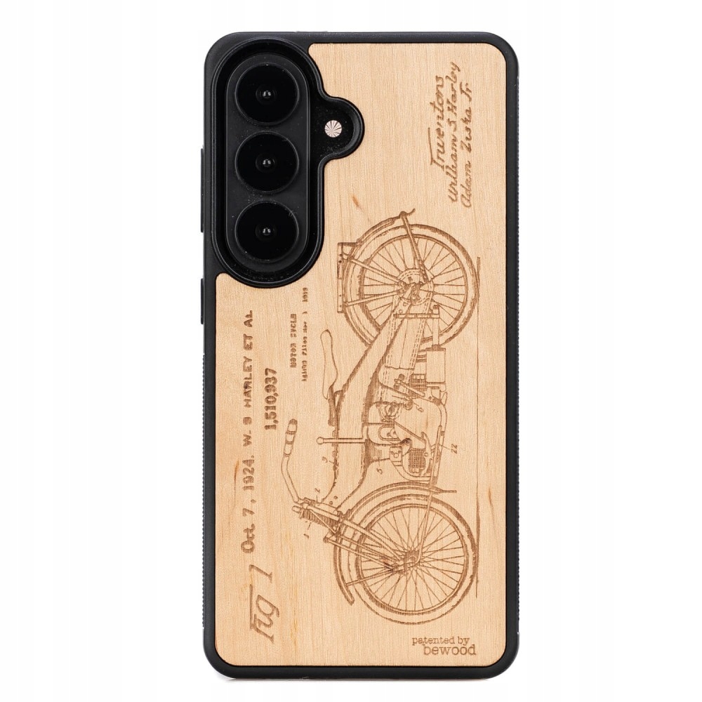 Dřevěné Pouzdro Bewood pro Samsung Galaxy S26 Plus Harley Patent Aniegre