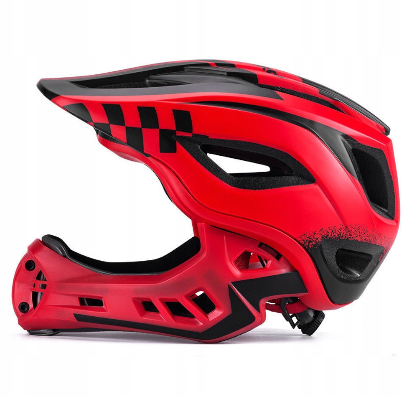 Kask dziecięcy ROCKBROS na rower Szczęka Full ce S