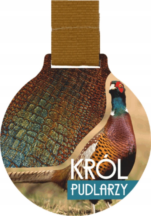 MEDAL KRÓL PUDLARZY 7 cm myślistwo PZŁ + szarfa