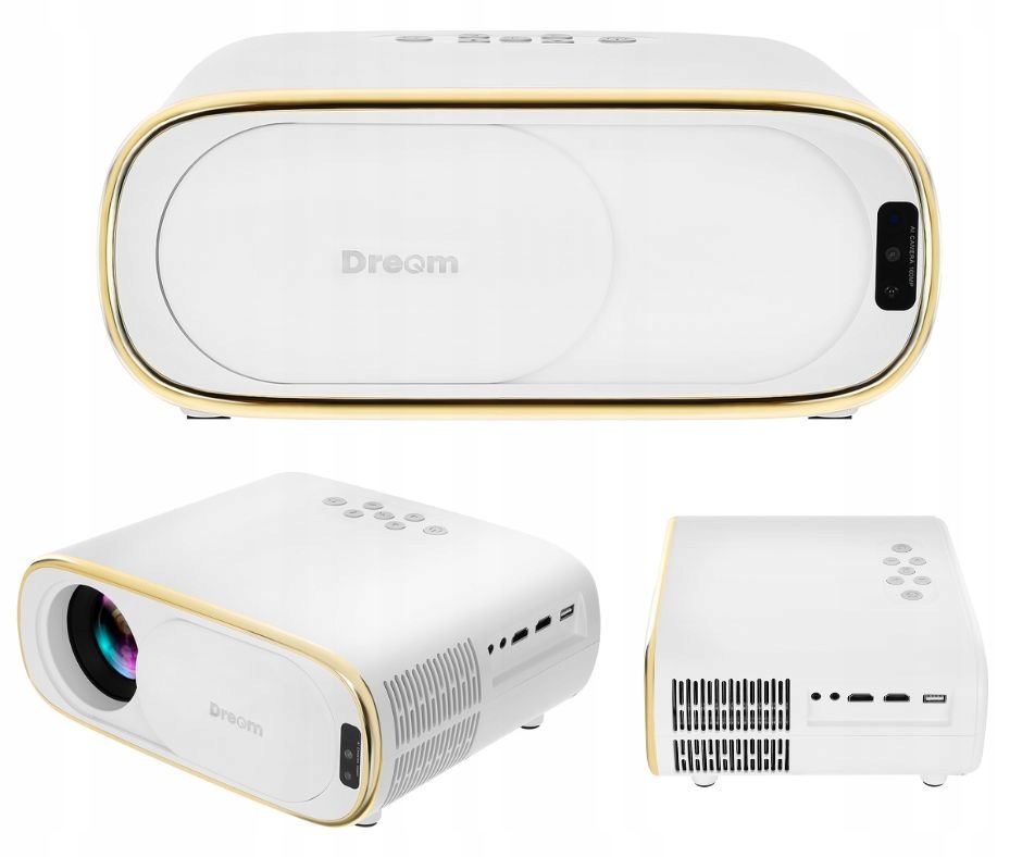 PROJEKTOR RZUTNIK ANDROID WIFI FULL HD 4K 10000LM BLUETOOTH KONTRAST 3000:1 Stan opakowania oryginalne