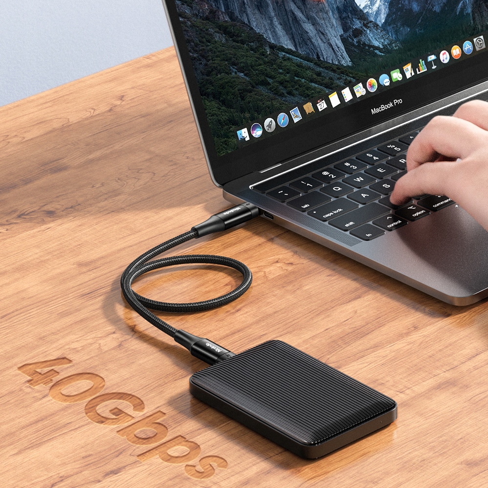 MCDODO KABEL THUNDERBOLT USB-C 100W 5K 40GB 0,8M Kod producenta CA-8760