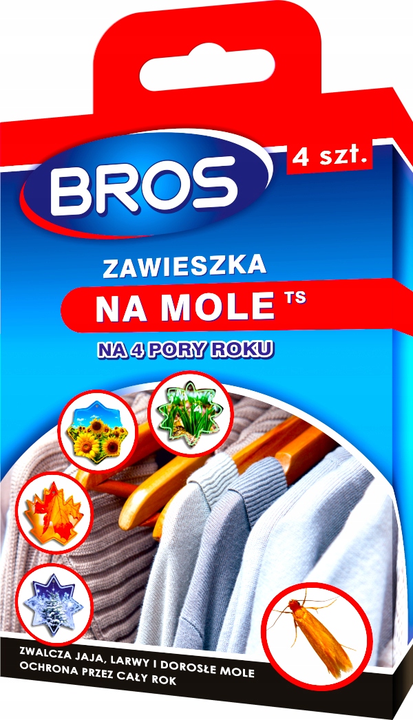 

Bros Zawieszki Na Mole Cztery Pory Roku 4 Szt