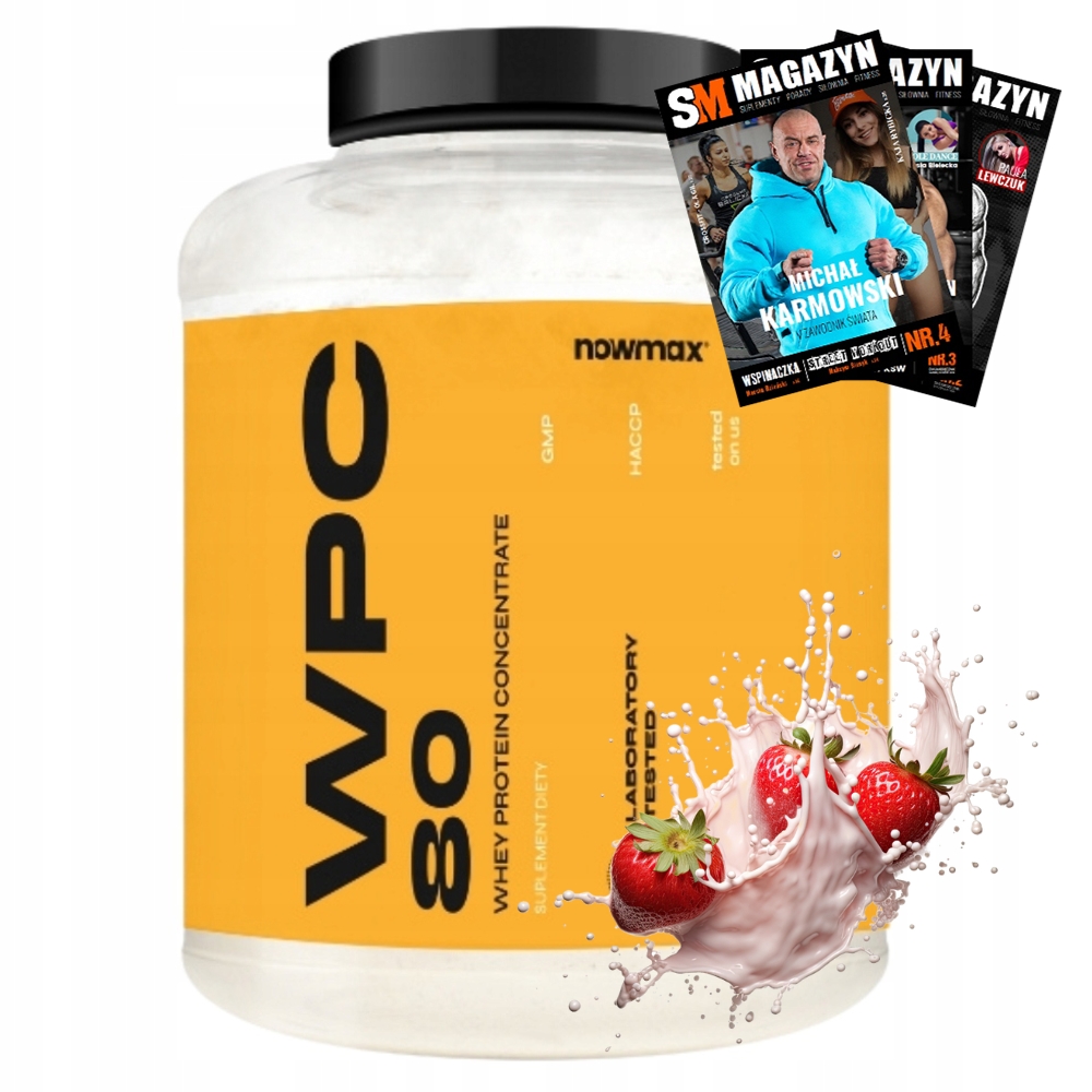 nowmax Wpc 80 Whey Protein 2000 g Syrovátkový Protein Protein Prášek