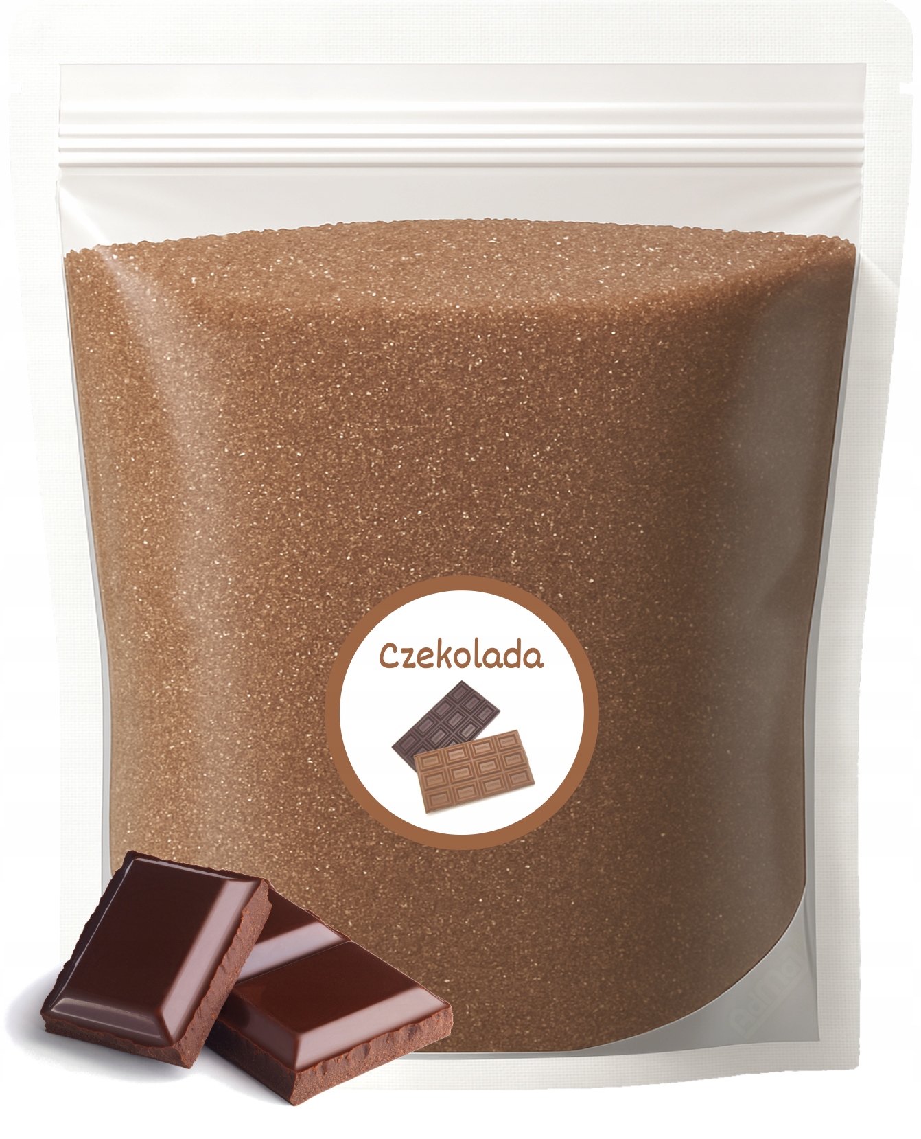 Cukr 5 kg Hnědá Čokoláda na vatu Barevný suchý čokoládový doypack