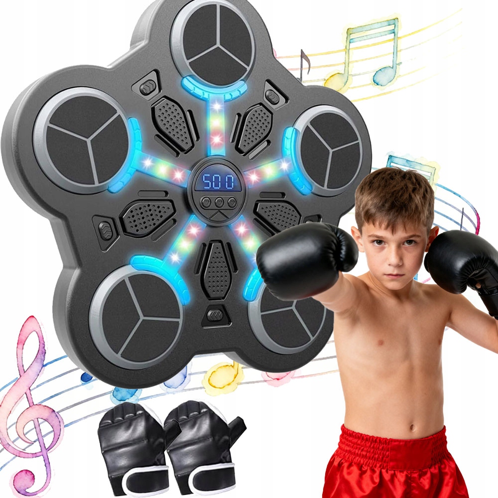 Bluetooth Usb Hudební Boxovací Deska Pro Děti Boxerské Rukavice