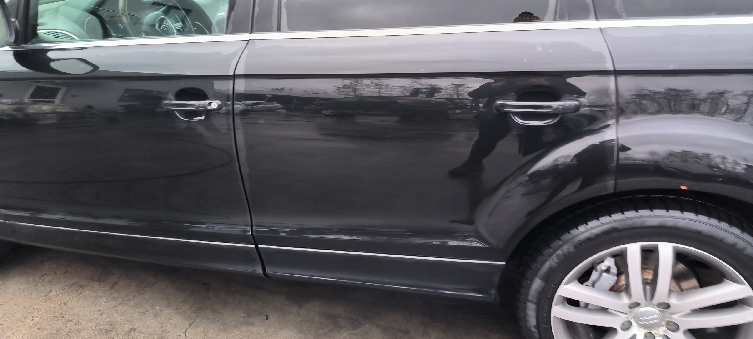 DRZWI LEWY TYŁ LEWE TYLNE AUDI Q7 LZ9Y
