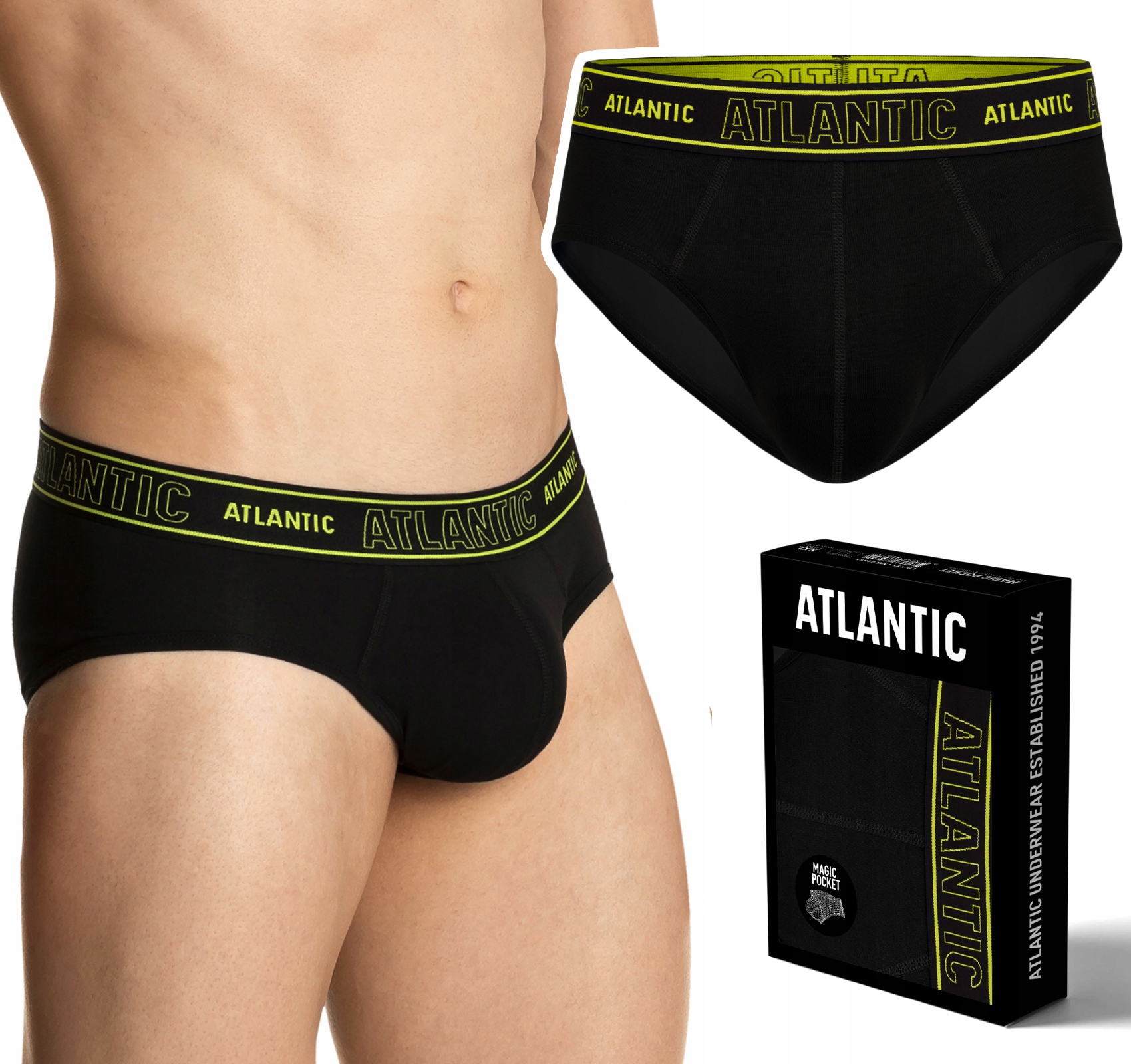 

Slipy Męskie Push-up Atlantic Magic Pocket M