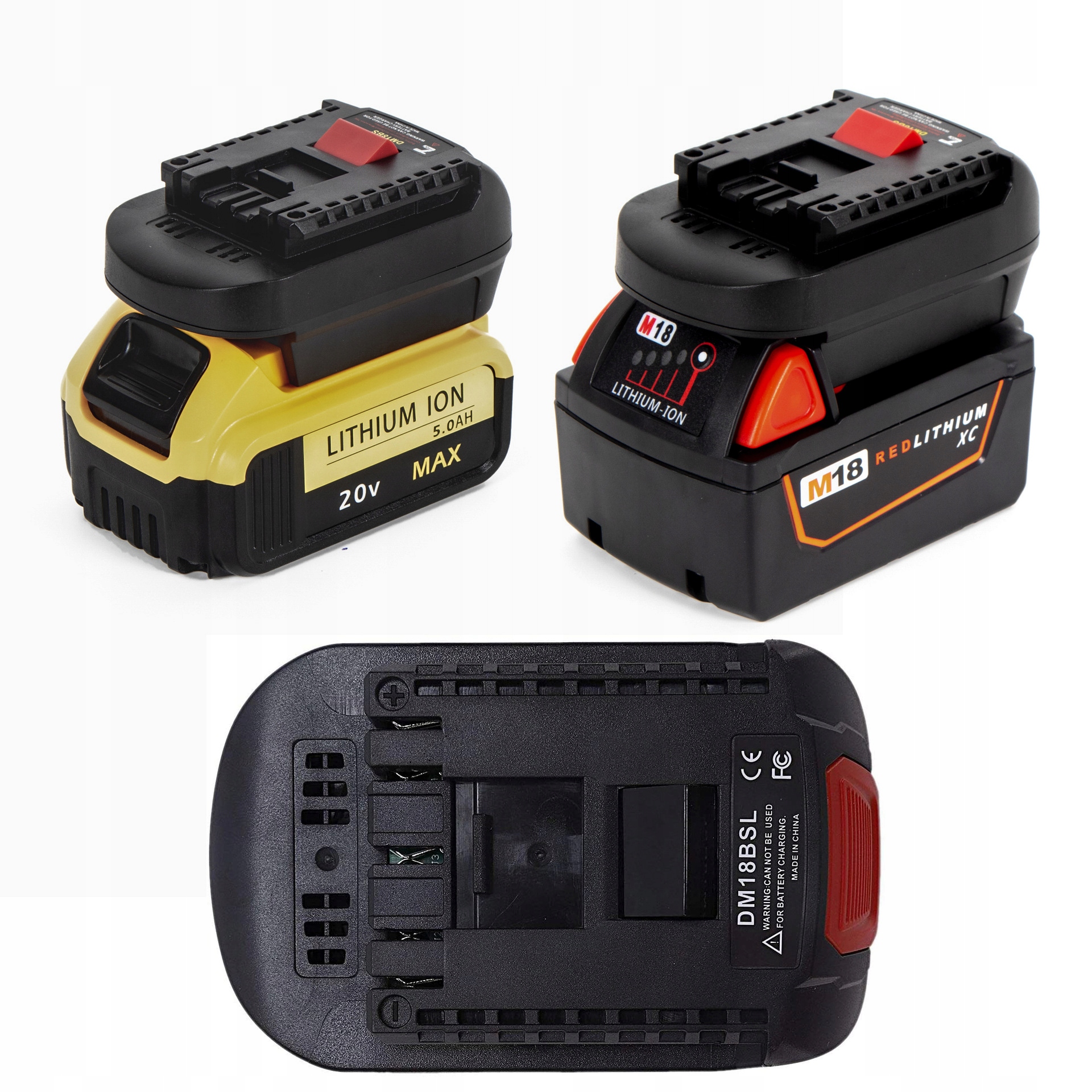 

Adapter akumulatorów DeWalt Milwaukee do Bosch