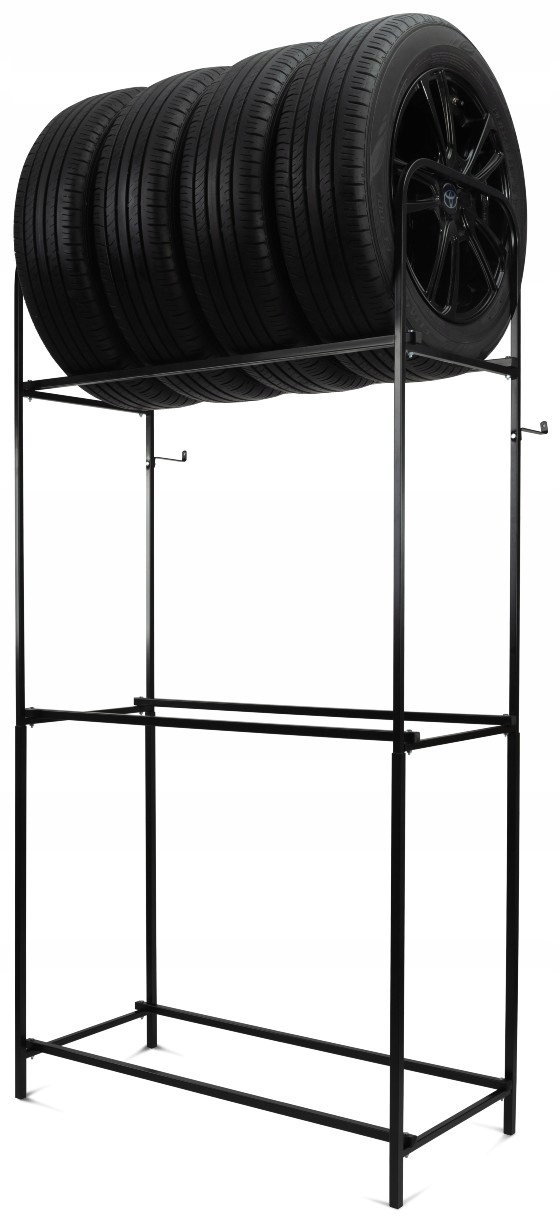 STOJAK NA 12 OPON KÓŁ SOLIDNY METALOWY REGAŁ NA OPONY KOŁA UNIWERSALNY Marka inna
