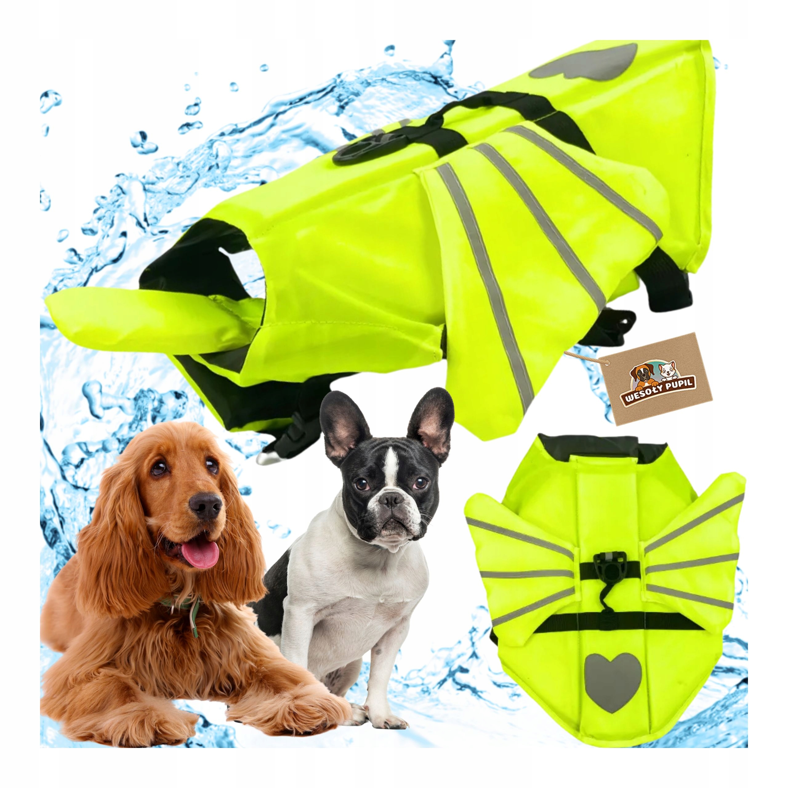 Levně Kapok pro psa plovací vesta do vody Se Křídly vel. S