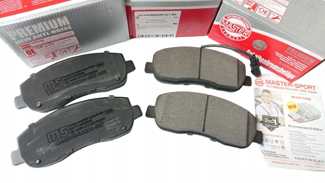 13046048562N-SET-MS - ПЕРЕДНИЕ ТОРМОЗНЫЕ КОЛОДКИ RENAULT MASTER III 2.3 DCI