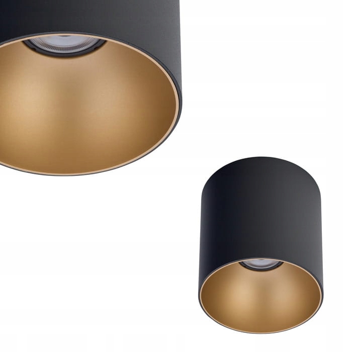 Spotová nástěnná tuba Point Tone černo zlatá pro chodbu 8224 Nowodvorski