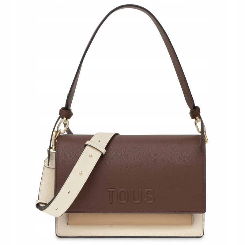 Tous 2002358201 Bandolera M.audree Beige-marron dámská čokoládová kabelka