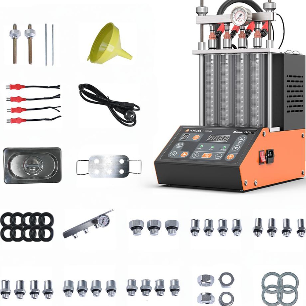 Ancel ANJ400 Gdi prístroj do czyszczenia a testowania injektorów Odwęglownik