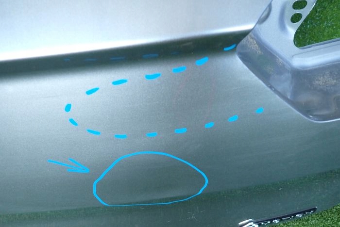 VW T-ROC TROC boot doors rear part