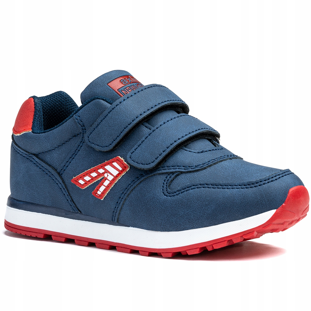 Obuwie sportowe lekkie sneakersy w.SKÓRA półbuty Rzep miękkie Axim 29