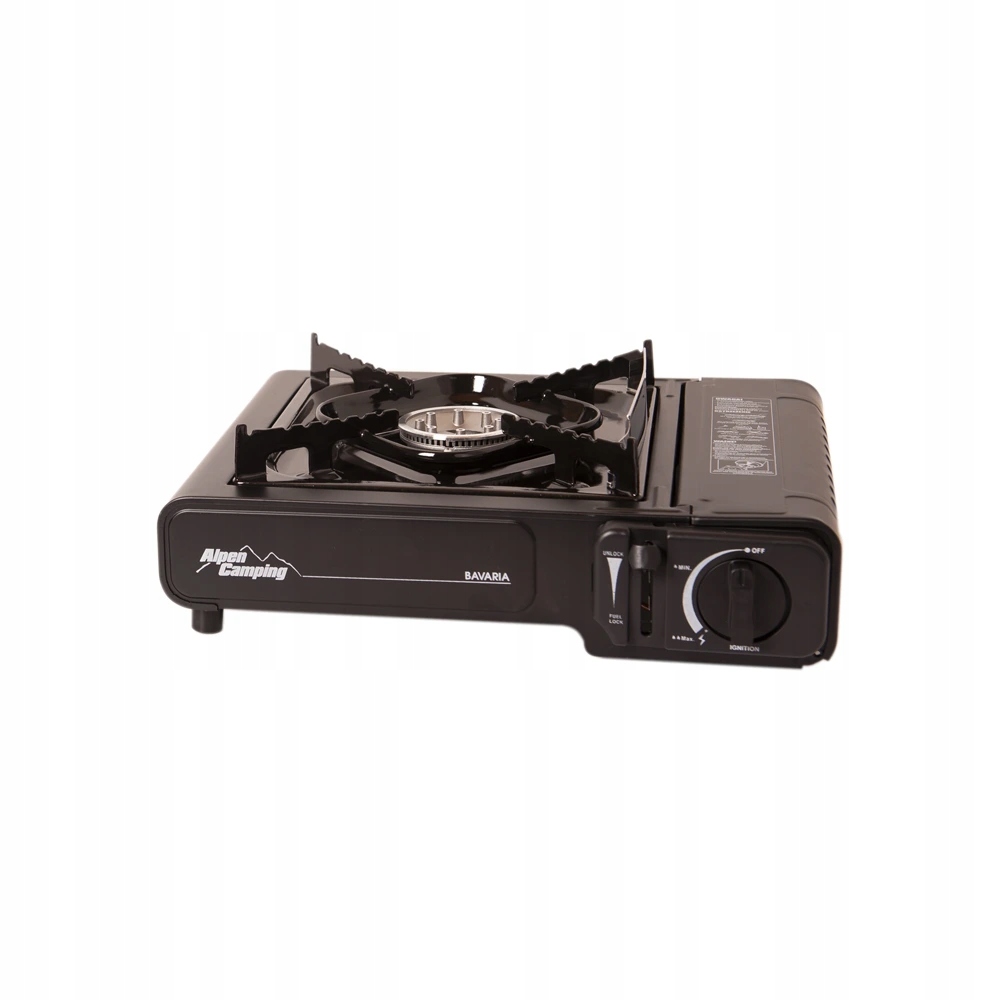Alpen Camping plynový vařič Bavaria černá akce