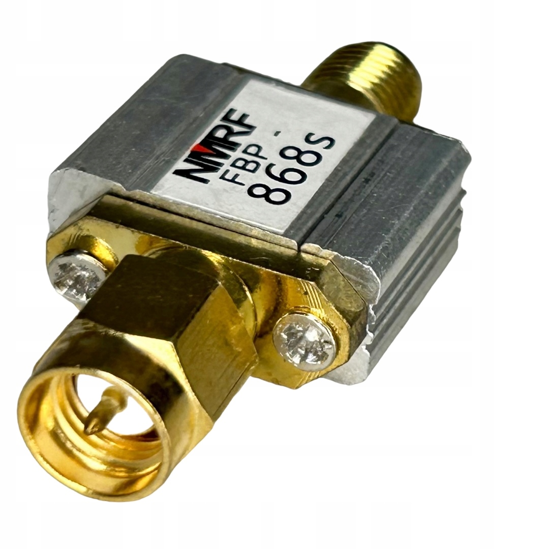 Filtr pasmowy 868MHz Sma wtyk Sma gniazdo v1