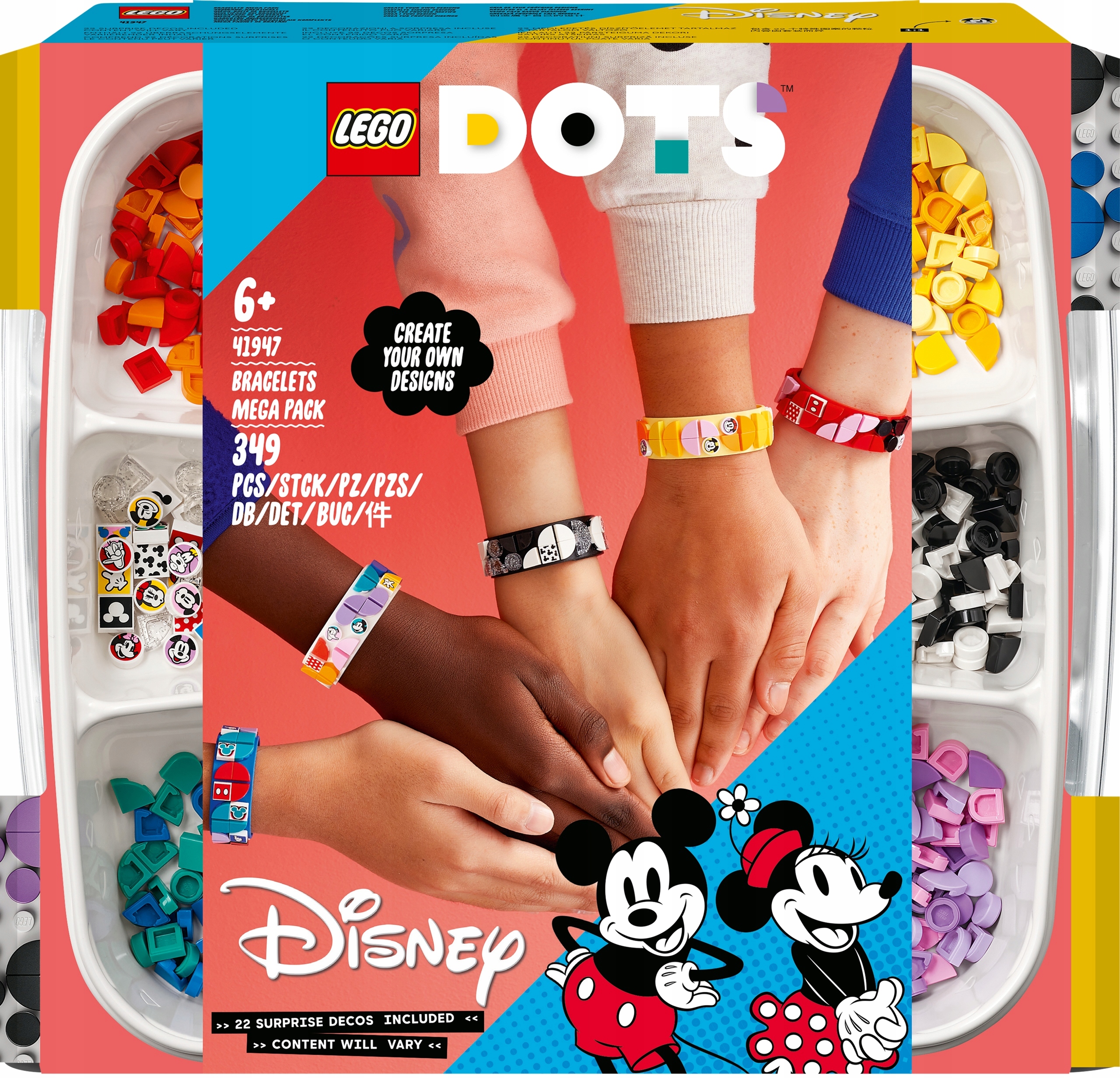 

Lego Dots 41947 Miki i przyjaciele bransoletki