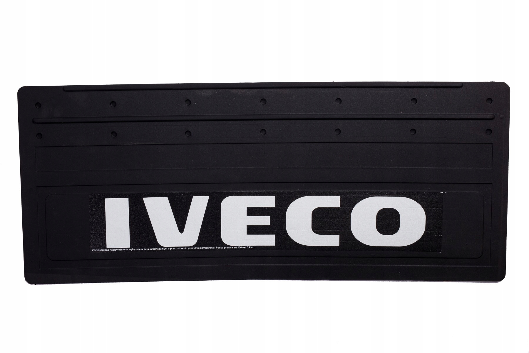 Chlapacz Iveco 62 x 25 cm osłona fartuch przyczepy naczepy nadruk czarny