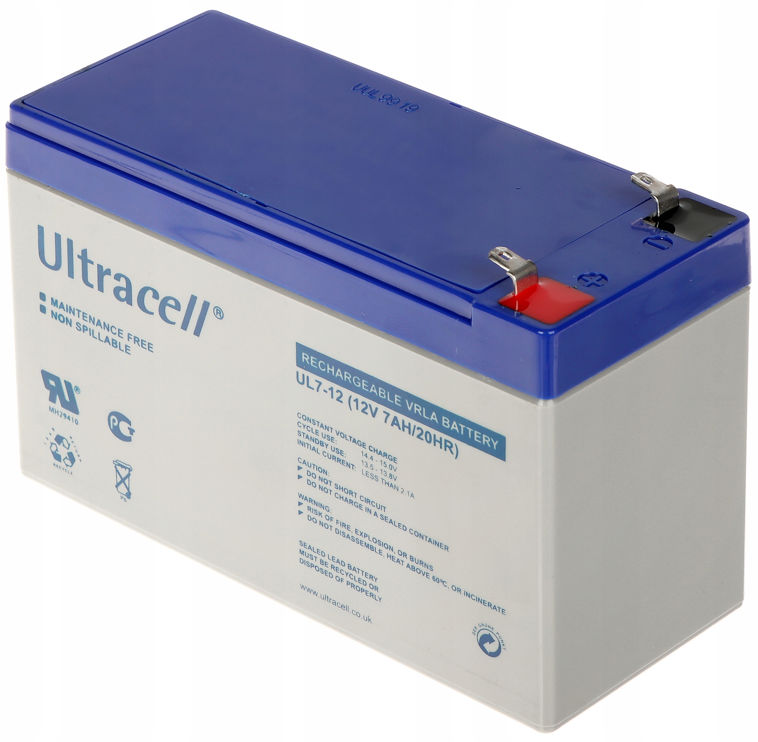 Akumulator UL 7-12 Ultracell 12V/7AH-UL
