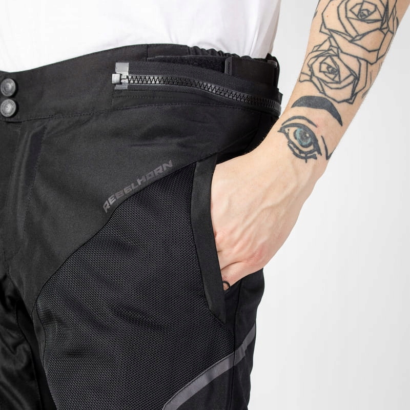 SPODNIE TEKSTYLNE REBELHORN FLUX BLACK Rozmiar: 7XL Rodzaj Męskie