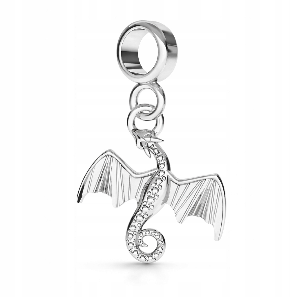 Stříbrný přívěsek charms pro modulární náramky Drak Stříbro ryzost 925