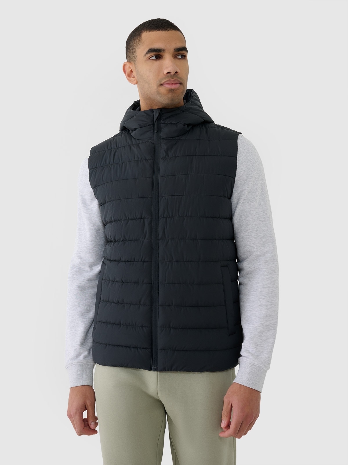 Pánský Péřový Bunda Bez Rukávů 4F