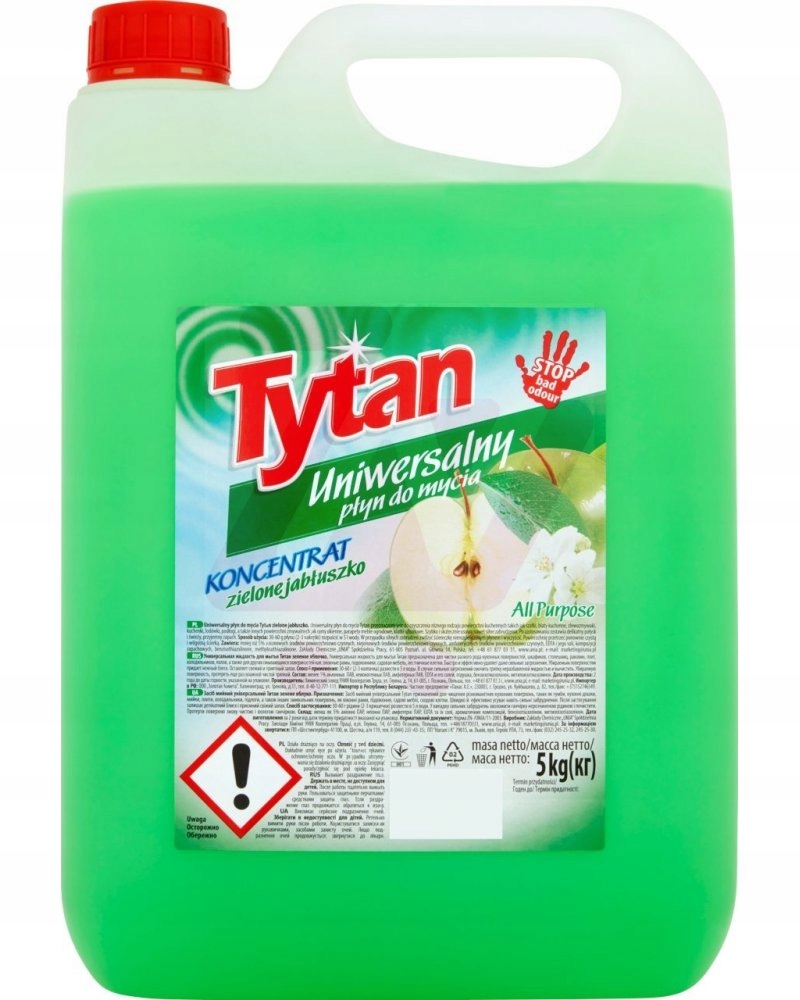 

Tytan Płyn Do Mycia Wc Toalet Jabłkowy 5L