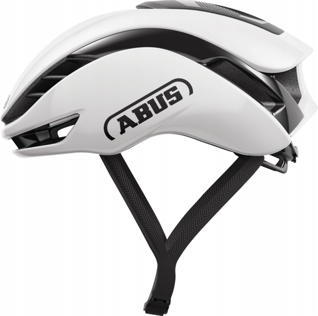 Cyklistická přilba Aero Abus GameChanger 2.0 shiny white, velikost L 57-61 cm