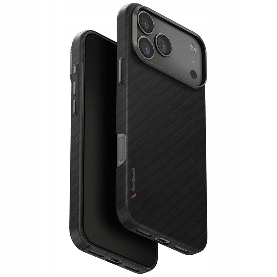 Etui Uniq Keva Edge Magclick Charging do iPhone 17 Pro Max czarne